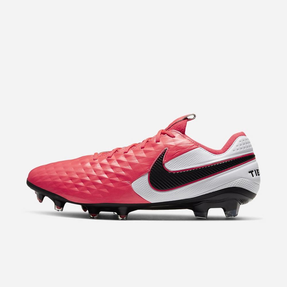 Crampon De Foot Nike Tiempo Legend 8 Elite FG Rouge 5487-690 Laser Crimson/White/Black Homme | WPO-45875727